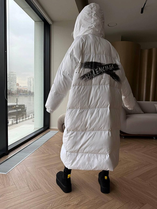 Женская пуховая куртка Balenciaga Premium - White