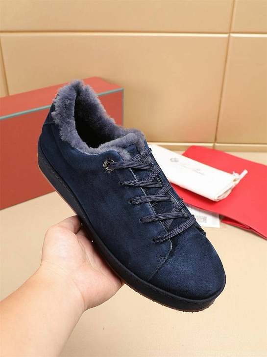 Зимние кроссовки с мехом Loro Piana