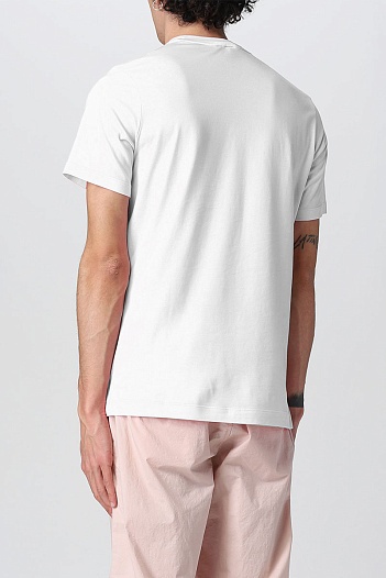 Футболка белого цвета Paul & Shark logo-patch   