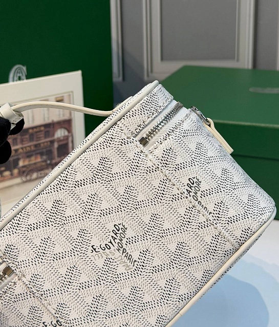 Кожаная сумка Goyard Muse Mini Vanity ​premium 16,5x10,5x8 см