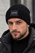 Мужская шапка чёрного цвета Calvin Klein logo-patch