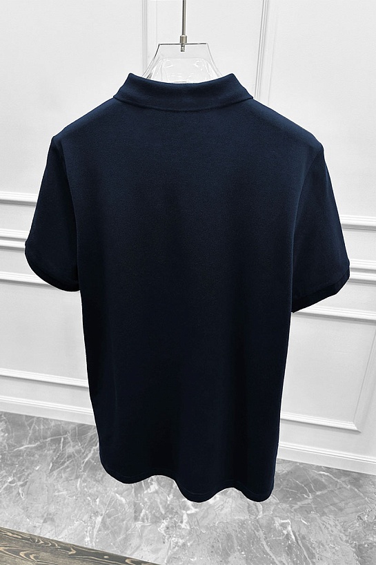 Мужское тёмно-синее поло Tommy Hilfiger