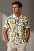 Мужское поло Etro "Floral" - Multicolor