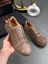Замшевые кроссовки Zegna Triple Stitch