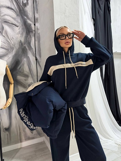 Женский костюм тройка Yves Saint Laurent premium   