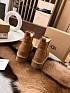 Женские замшевые ботинки с мехомм UGG Dipper - Chestnut