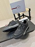 Комбинированные кроссовки Prada logo-plaque - Black