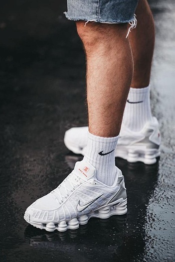 Кроссовки Nike Shox TL - White   