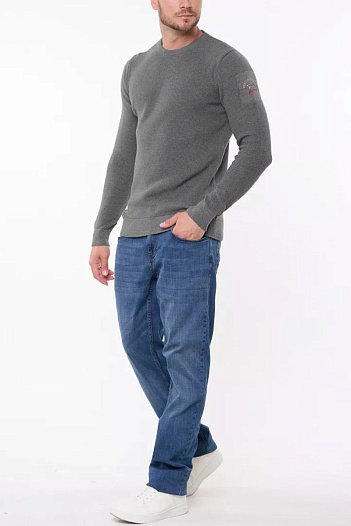 Мужской серый джемпер Paul & Shark   