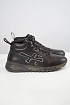 Кожаные кроссовки с мехом Premiata high-top - Brown