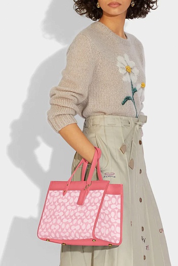 Женская сумка Coach Field Tote 30x22 см (3 расцветки)   