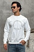 Белый свитшот Emporio Armani logo embroidery