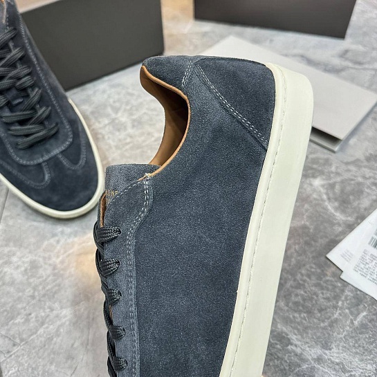 Мужские замшевые кроссовки Brunello Cucinelli