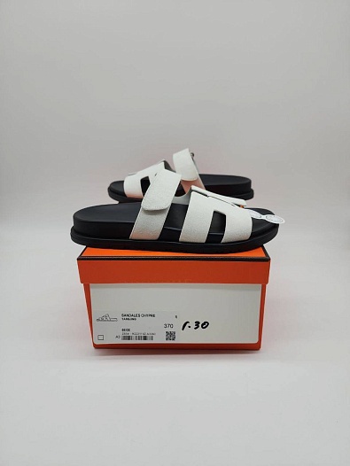 Женские кожаные сандалии Hermes Chypre    