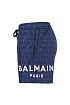 Мужские синие шорты Balmain Paris