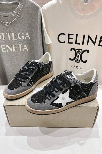 Женские кожаные кроссовки Golden Goose Super Star premium   