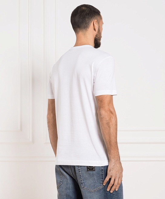 Мужская белая футболка Dolce & Gabbana Premium