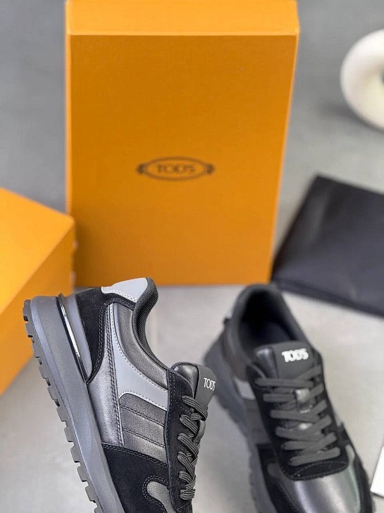 Мужские кроссовки Tod's чёрного цвета