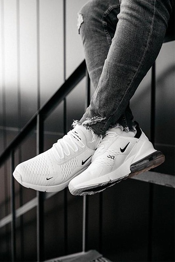 Кроссовки Nike Air Max 270 - Triple White   