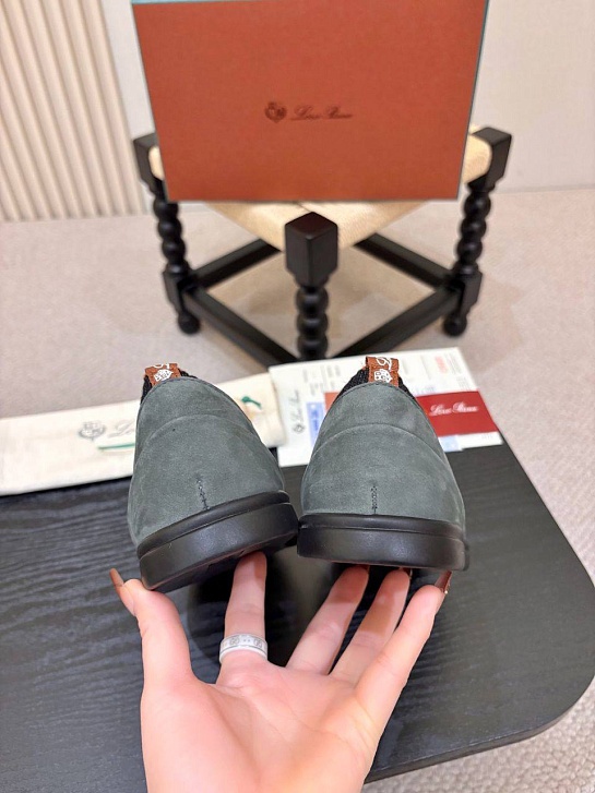 Мужские кроссовки Loro Piana Soho 2.0 Walk - Dark Grey