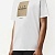Белая футболка Burberry 'Sergio' applique logo