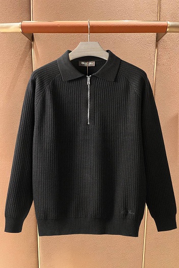 Мужской свитер Loro Piana premium - Black   