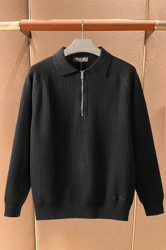 Мужской свитер Loro Piana premium - Black