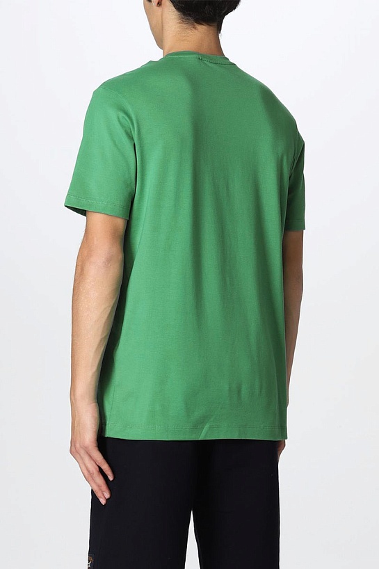 Футболка зелёного цвета Paul & Shark logo-patch