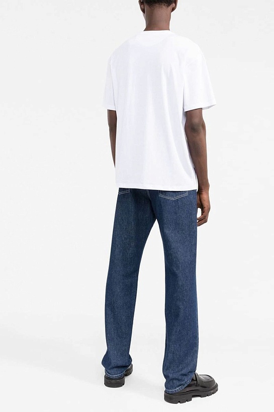 Мужская белая футболка Valentino brocade patch