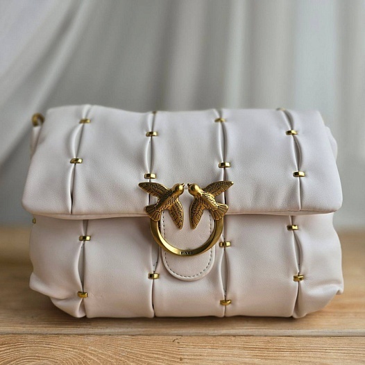Женская кожаная сумка Puff 22x16 см (2 расцветки)   