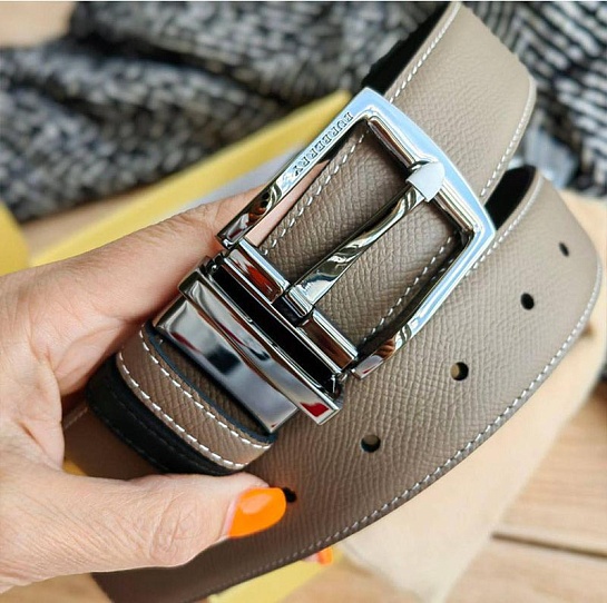 Кожаный ремень Burberry (длина 105 / 110 см)