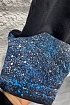 Мужские чёрные шорты Amiri paint splatter