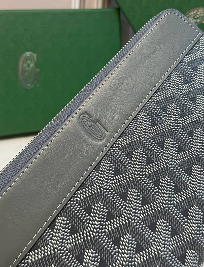 Кожаное портмоне Goyard Matignon GM premium 20x11x2.3 см   