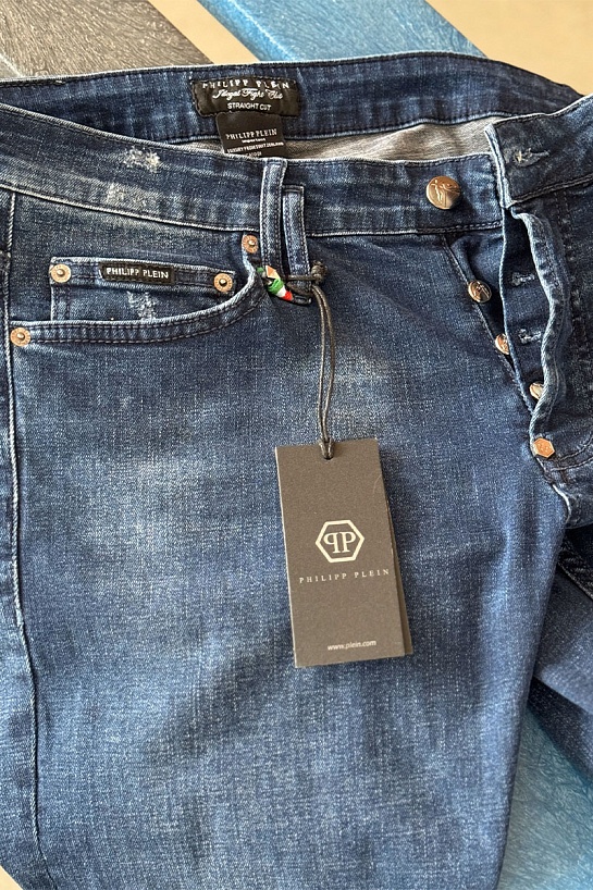 Мужские синие джинсы Philipp Plein Switzerland