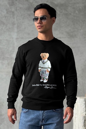 Чёрный свитшот Polo Ralph Lauren "Bear"   