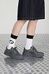 Мужские кожаные кроссовки Gucci GG Monogram - Grey