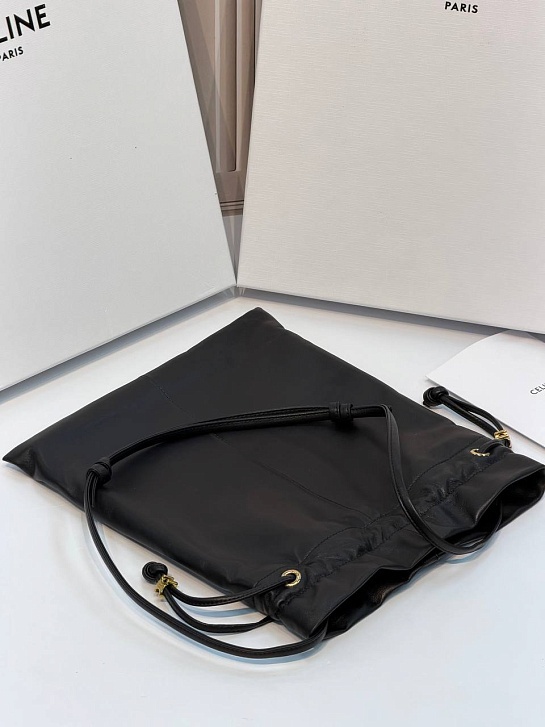 Кожаная сумка Celine Small Crystal Pouch premium 32x29x0.5 см