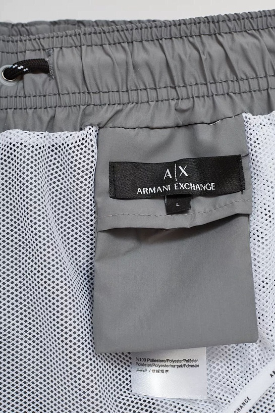 Мужские серые шорты Armani Exchange