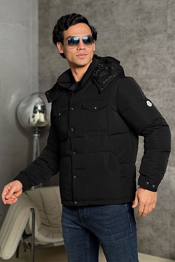 Мужской пуховик Moncler Fornas - Black   