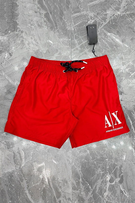 Мужские красные шорты Armani Exchange