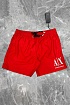 Мужские красные шорты Armani Exchange
