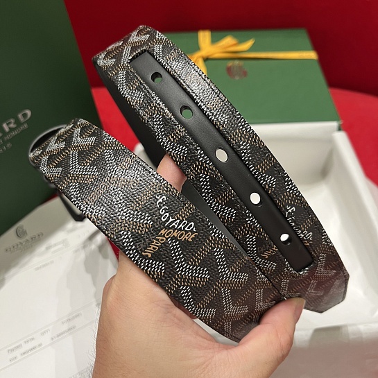 Кожаный ремень Goyard Florida Goyardine premium
