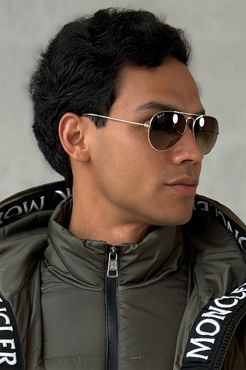 Солнцезащитные очки Ray-Ban Aviator Large Metal - Brown   