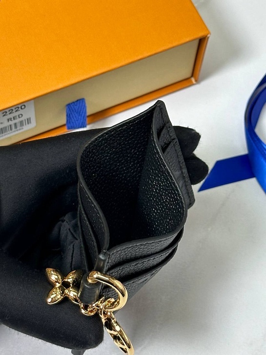 Кожаный кардхолдер Louis Vuitton Charms Vivienne Premium 7.3x0.3x10.2 см