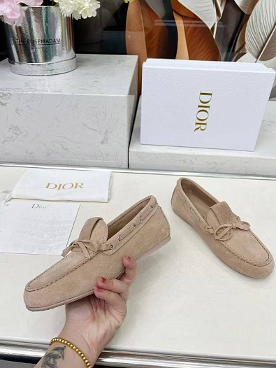 Женские лоферы Dior Miss - Beige   