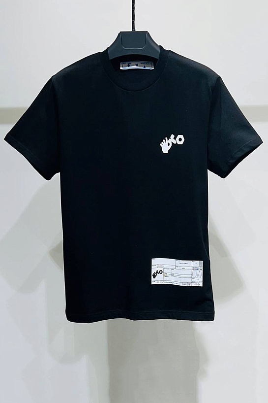 Чёрная футболка Off-White teenage engineering