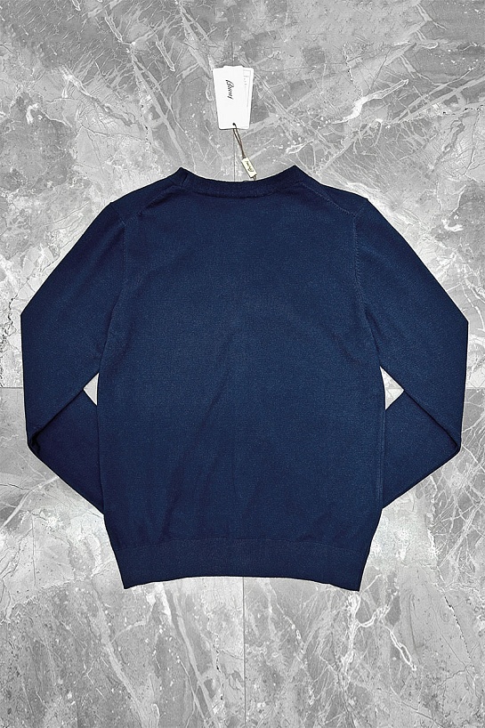 Мужской кардиган Brioni logo-detail - Navy