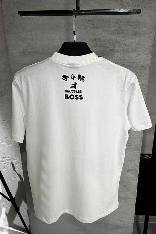 Белая футболка Hugo Boss x Bruce Lee