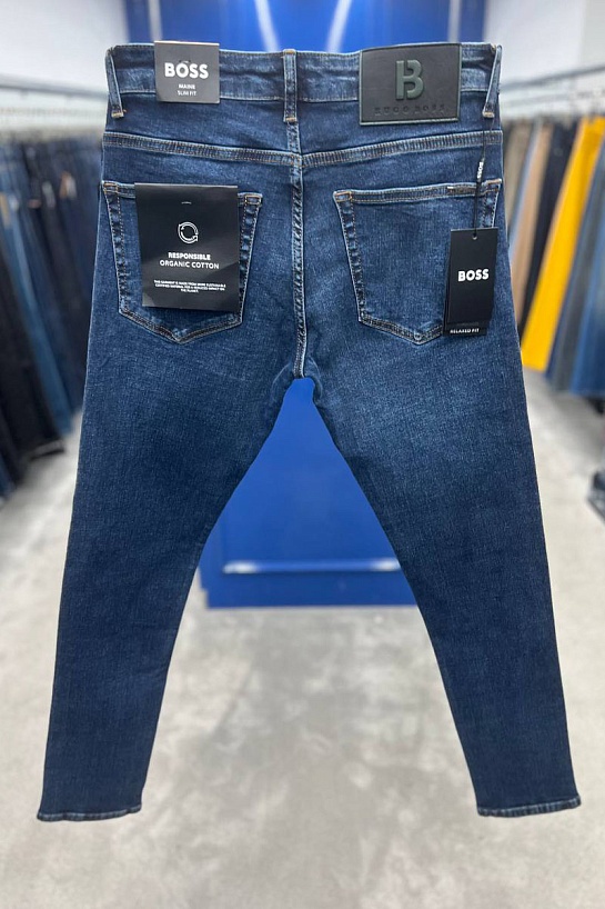 Мужские синие джинсы Hugo Boss