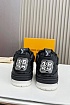 Кожаные кроссовки Louis Vuitton Skate Monogram Flower - Black